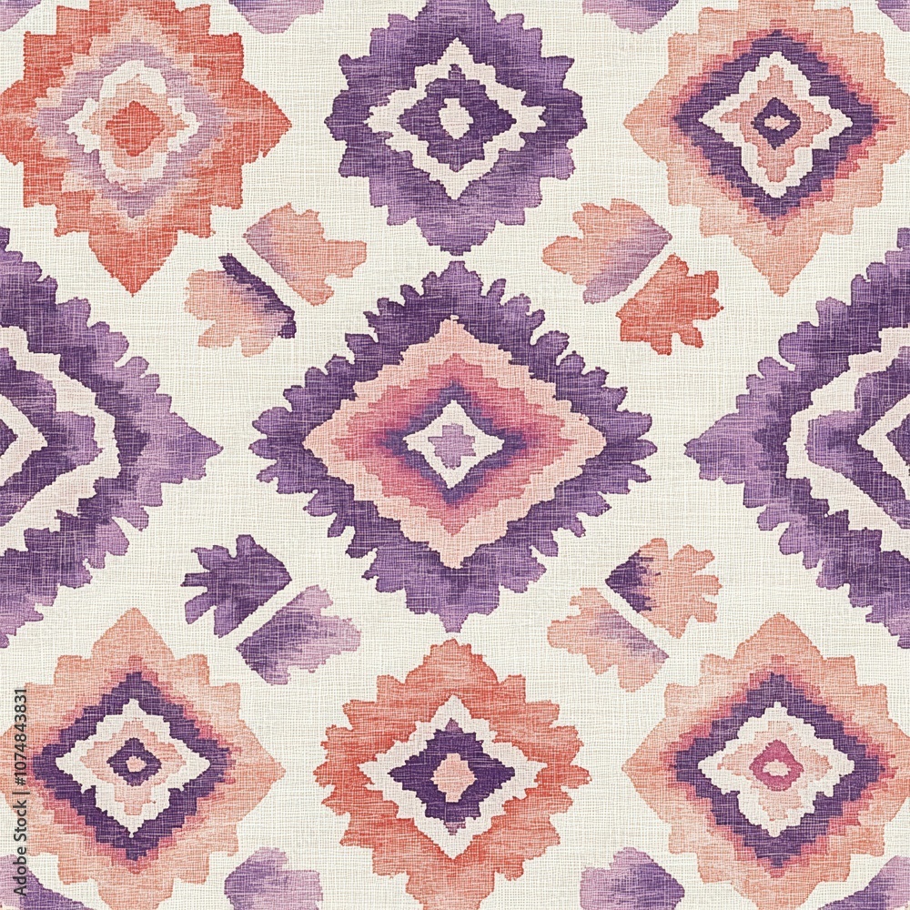 Pastel Geometric Pattern Textile Design Pastel Geometric Pattern Textile Design