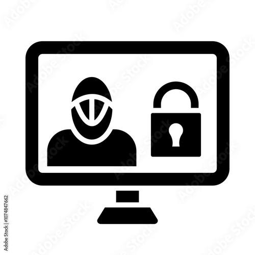 Intruder Alert glyph icon