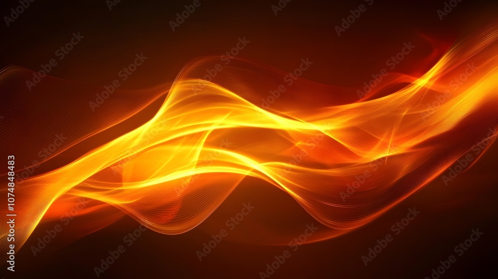 Fototapeta premium Modern abstract high-speed light effect. Abstract background with curved beams of light. Technology futuristic dynamic motion. Movement pattern for banner or poster design background concept.