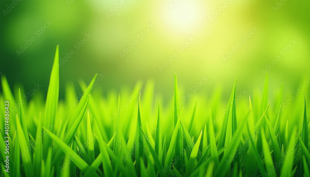Closeup of Fresh Green Grass Closeup of Fresh Green Grass