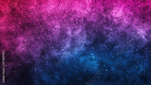 Wallpaper Mural Grainy Gradient Background with Dark Purple, Blue, and Pink Aurora Borealis Effect, Abstract Backdrop Torontodigital.ca