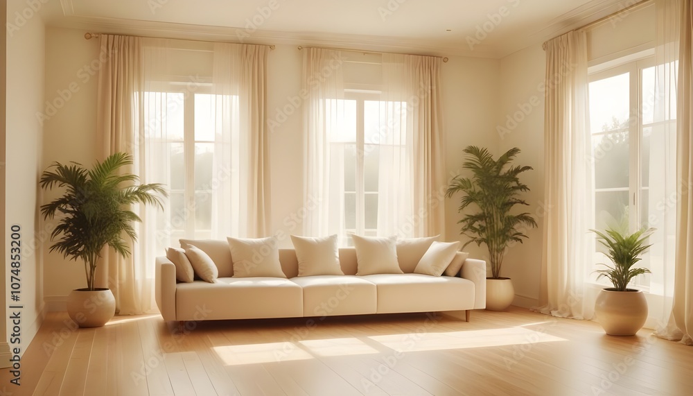 Photo modern style interior room 3d illustration Photo modern style interior room 3d illustration