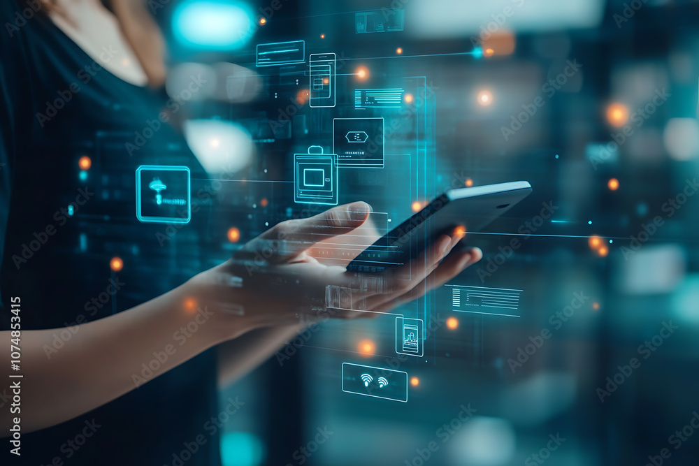 Digital marketing concept showcasing payment and online shopping, highlighting e-commerce processes
Digital marketing concept showcasing payment and online shopping, highlighting e-commerce processes