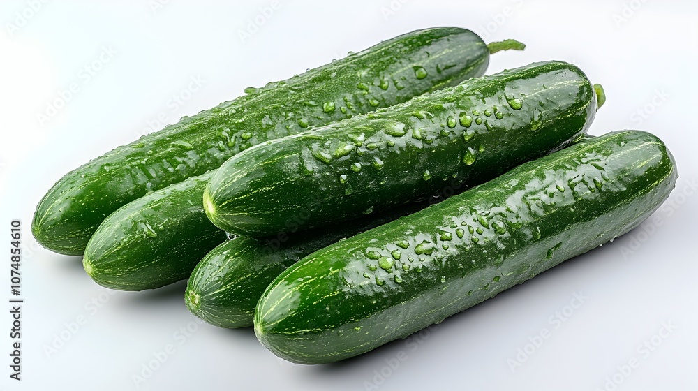 Freshly Harvested,Crunchy Cucumbers Displayed in a Natural,Organic Garden Setting - Healthy,Nutritious Produce for Culinary and Wellness Concepts Freshly Harvested,Crunchy Cucumbers Displayed in a Natural,Organic Garden Setting - Healthy,Nutritious Produce for Culinary and Wellness Concepts