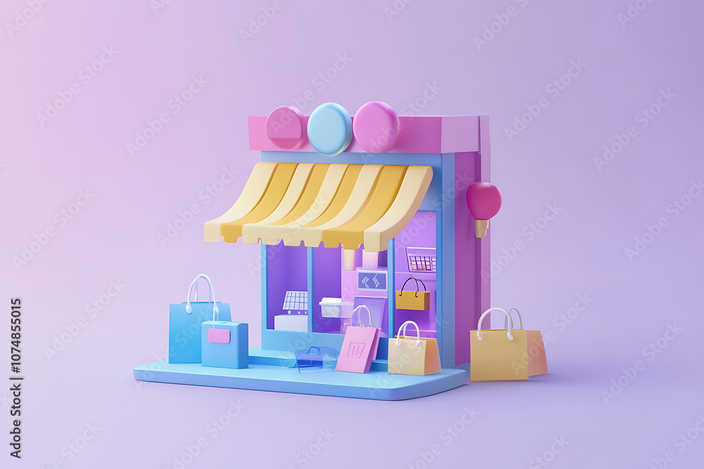 Digital marketing concept showcasing payment and online shopping, highlighting e-commerce processes Digital marketing concept showcasing payment and online shopping, highlighting e-commerce processes