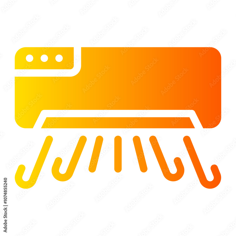 air conditioner gradient icon air conditioner gradient icon