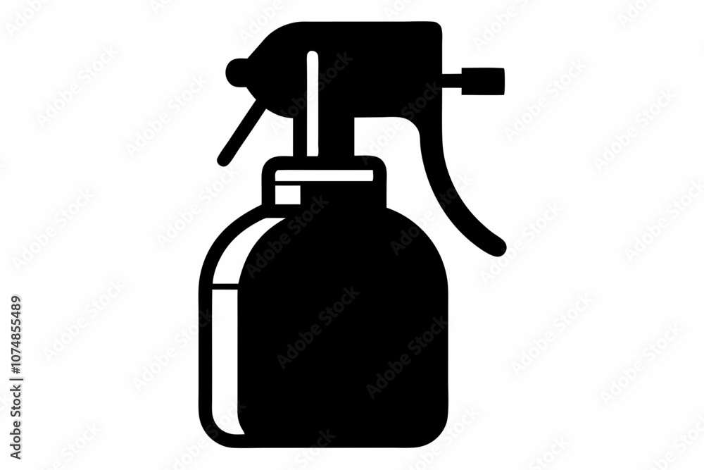 Spray bottle silhouette vector, Spray bottle icon symbol, Clean spray bottle Spray bottle silhouette vector, Spray bottle icon symbol, Clean spray bottle