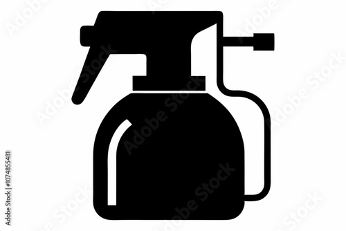 Spray bottle silhouette vector, Spray bottle icon symbol, Clean spray bottle