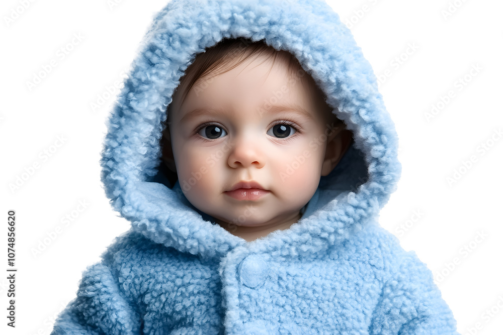 Adorable infant pullover showcase isolated on a transparent background Adorable infant pullover showcase isolated on a transparent background