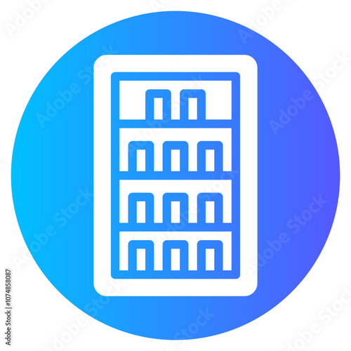 fridge gradient icon
