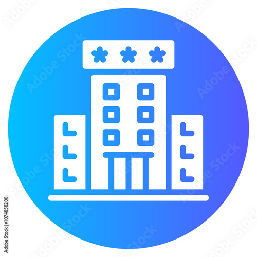 rating stars gradient icon