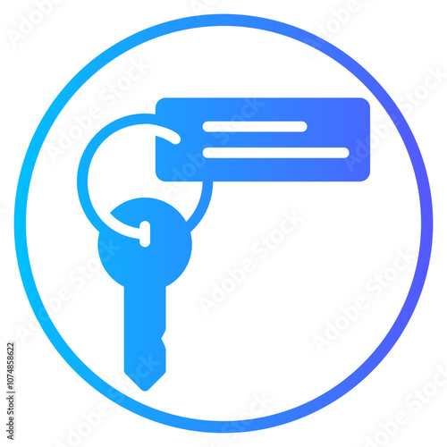 key gradient icon