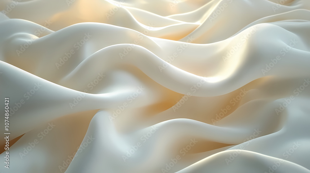 Abstract textures flowing white cloth background 3d rendering Abstract textures flowing white cloth background 3d rendering