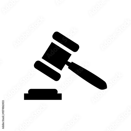 Judical icon. Simple vector sign.