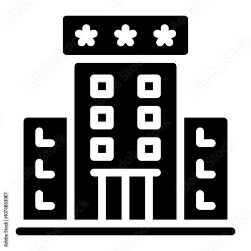 rating stars glyph icon