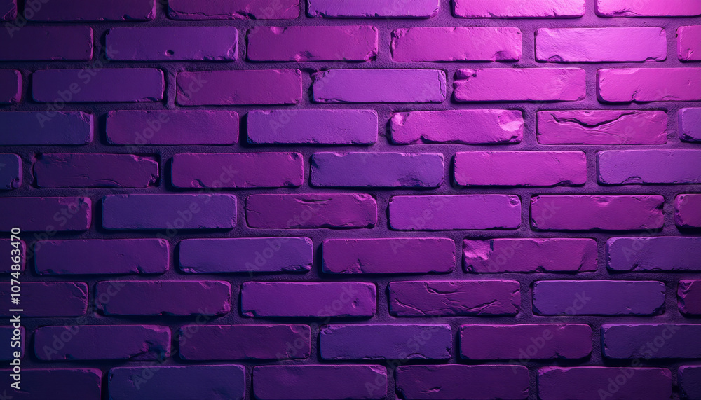 Purple Brick Wall Art Purple Brick Wall Art