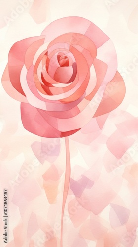 Wallpaper Mural Rose abstract flower petal. Torontodigital.ca