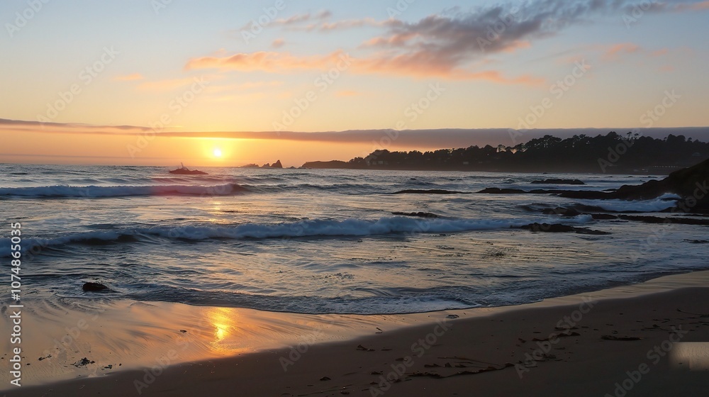 The Breathtaking Ocean Sunrise: A Glorious Display of Golden Rays, Glistening Waters, and the Awakening Sea. The Ocean Sunrise Landscape Where Hope and New Beginnings Emerge The Breathtaking Ocean Sunrise: A Glorious Display of Golden Rays, Glistening Waters, and the Awakening Sea. The Ocean Sunrise Landscape Where Hope and New Beginnings Emerge