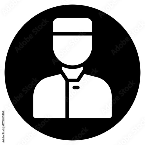 bell boy glyph icon