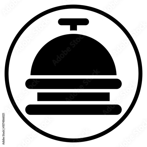 bell glyph icon