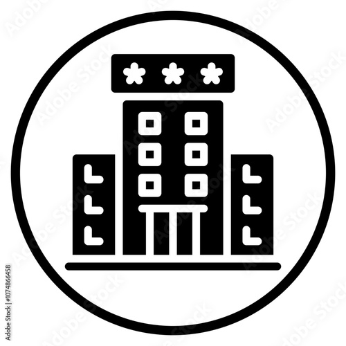 rating stars glyph icon