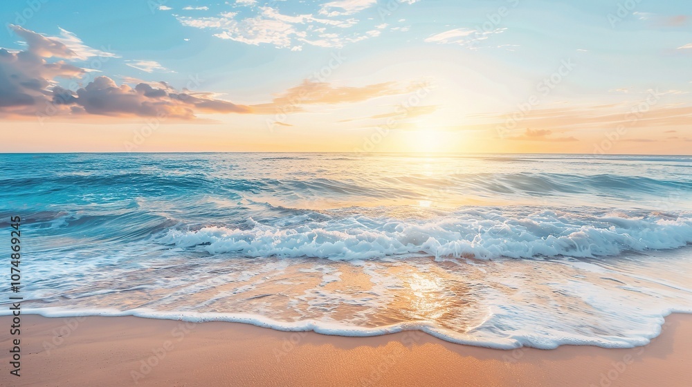 The Breathtaking Ocean Sunrise: A Glorious Display of Golden Rays, Glistening Waters, and the Awakening Sea. The Ocean Sunrise Landscape Where Hope and New Beginnings Emerge The Breathtaking Ocean Sunrise: A Glorious Display of Golden Rays, Glistening Waters, and the Awakening Sea. The Ocean Sunrise Landscape Where Hope and New Beginnings Emerge