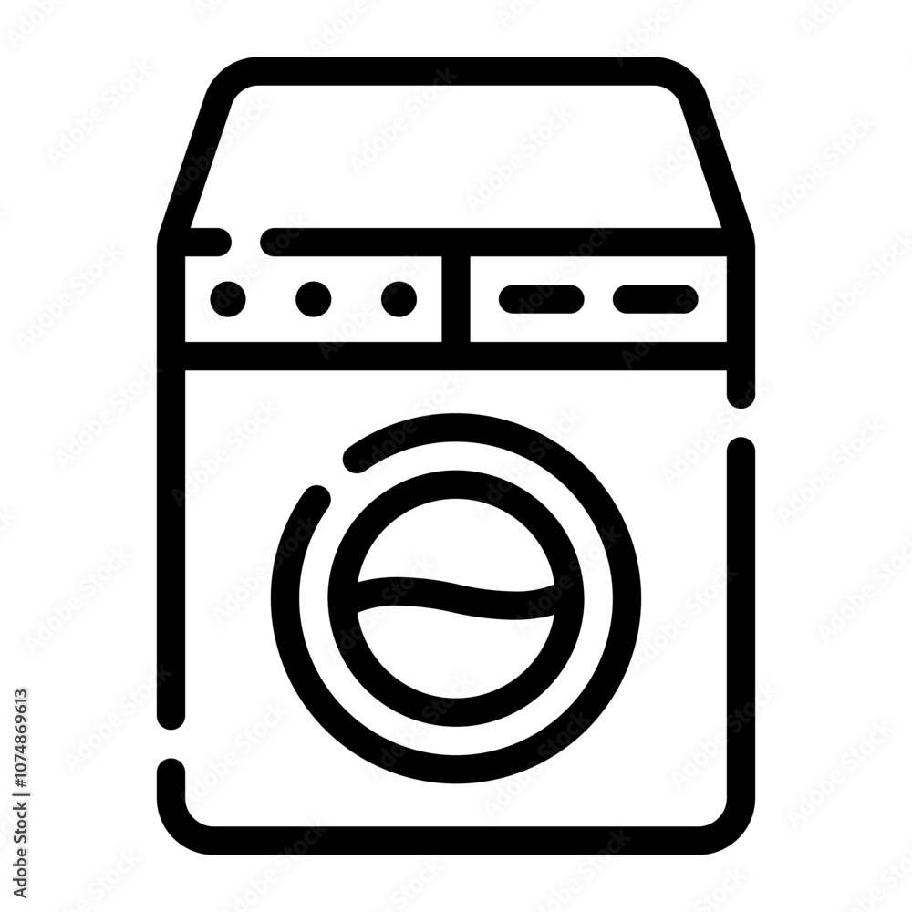 laundry service line icon laundry service line icon