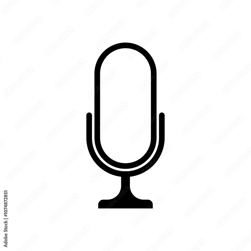 Microphone icon. Mic icon. Flat design style eps 10 Microphone icon. Mic icon. Flat design style eps 10