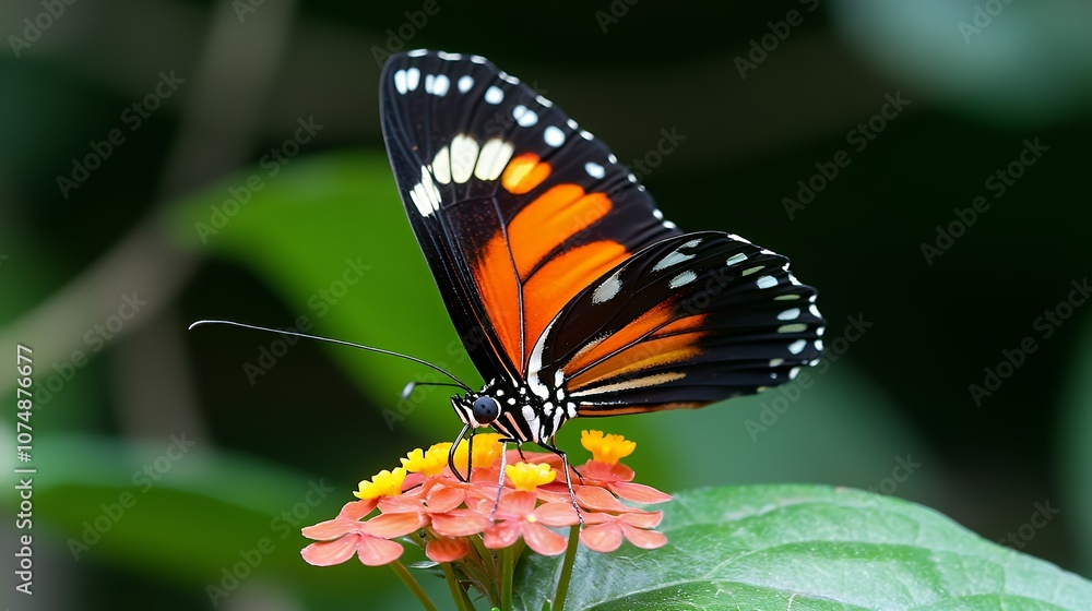 Obraz premium Butterfly on a Flower