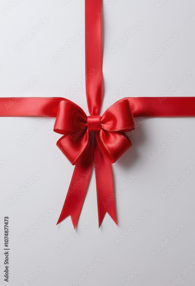 Festive Red Ribbon and Bow for Christmas, Valentine’s and Birthdays Festive Red Ribbon and Bow for Christmas, Valentine’s and Birthdays