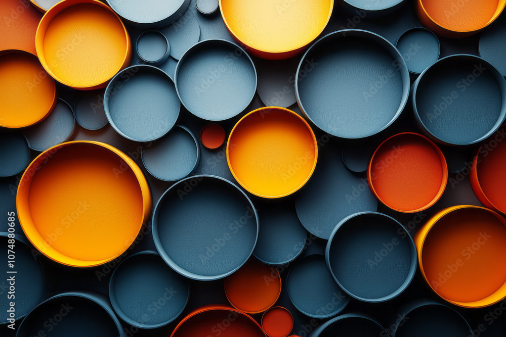 Abstract background of layered glossy circles in various sizes, creating a sleek geometric effect on a clean backdrop, Abstract background of layered glossy circles in various sizes, creating a sleek geometric effect on a clean backdrop,