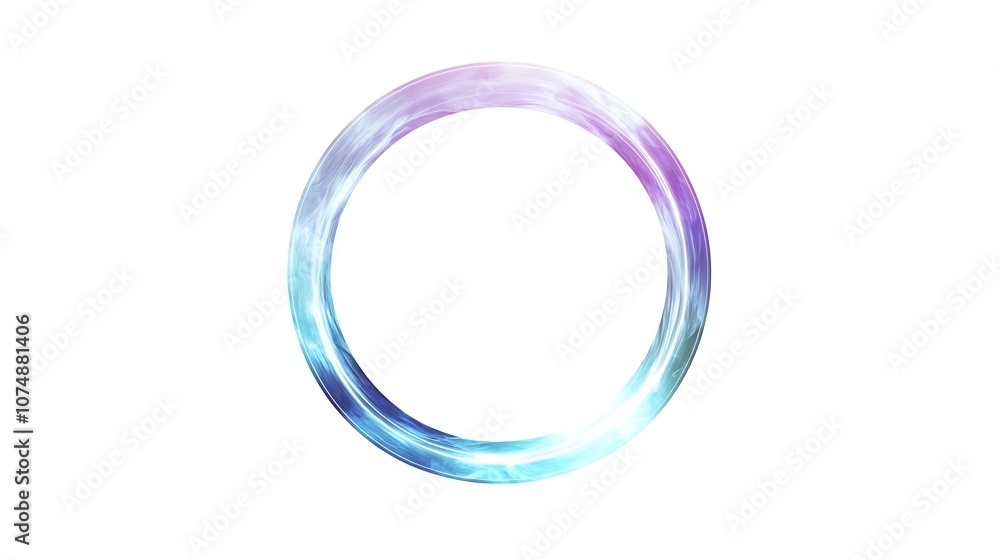 Abstract colorful ring on white background. Abstract colorful ring on white background.