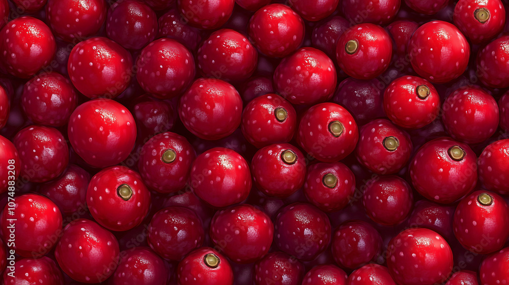 Red berries with a glossy skin, gathered in a dense background Red berries with a glossy skin, gathered in a dense background