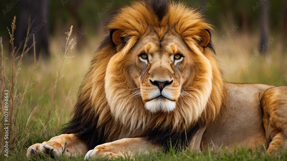 Thoughtful Power: A Lion’s Silent Strength Thoughtful Power: A Lion’s Silent Strength