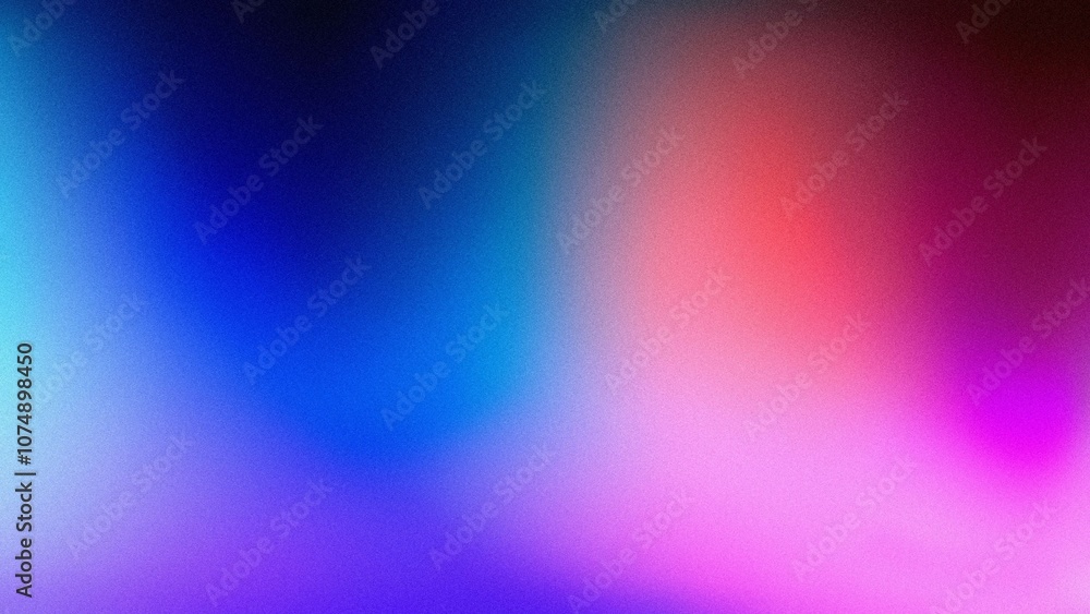 Fototapeta premium Vibrant color gradient. Abstract blend of blue pink purple hues evokes feelings of energy and creativity. Perfect background for design projects.