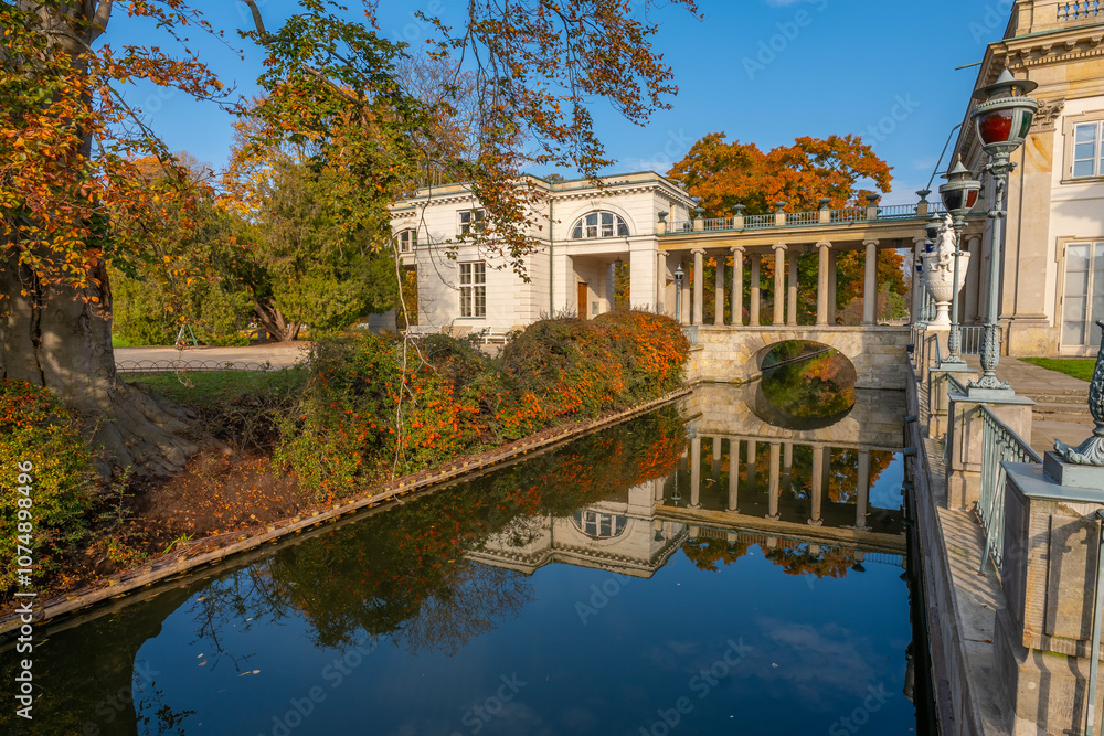 Natural and architectural beauties in the Royal Lazienki Park, located in the heart of the Polish capital Warsaw