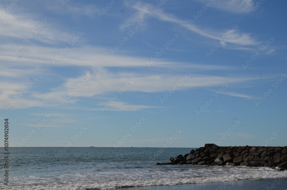 beach and rocks beach and rocks