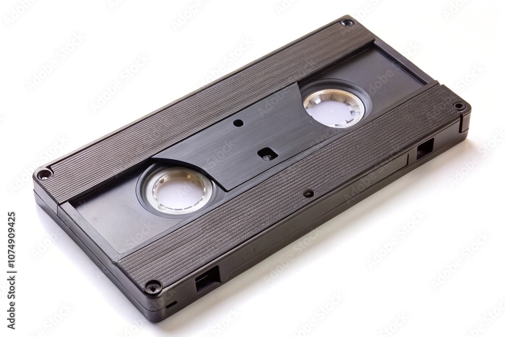 Old video cassette, isolated on white background Old video cassette, isolated on white background
