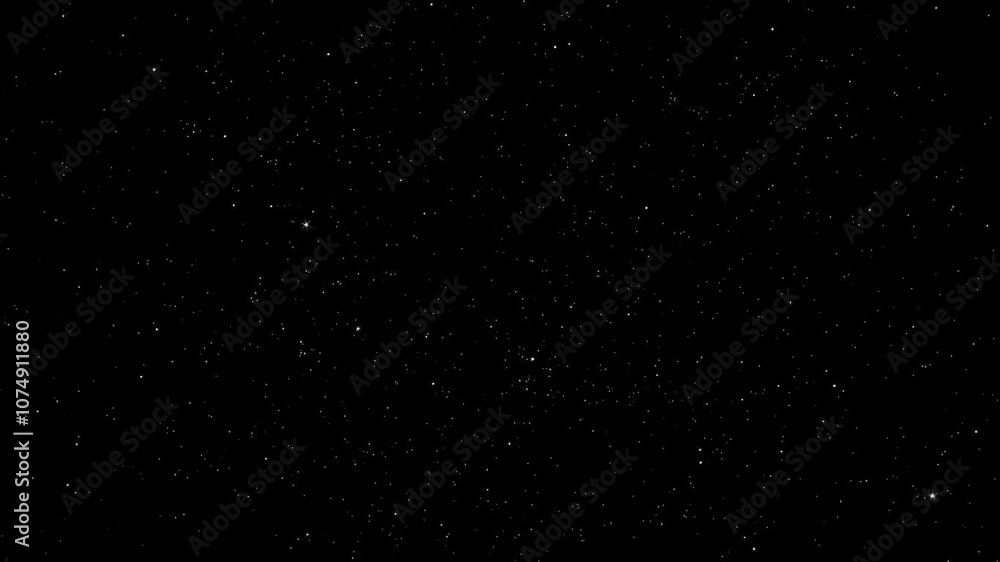 Fototapeta premium Night sky filled with sparkling stars against a black backdrop, nature, stargazing, beautiful