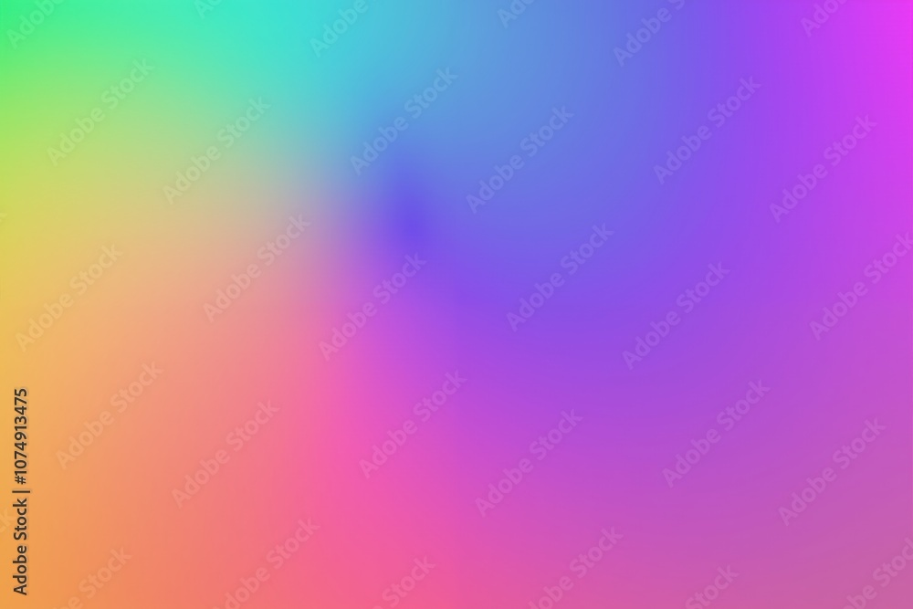 Fototapeta premium Vibrant rainbow gradient background with soft blurred colors for modern design concepts