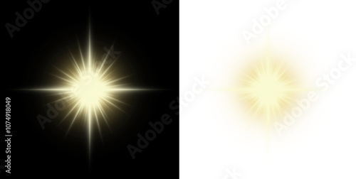  shine light yellow gold suitable for christmas tree star