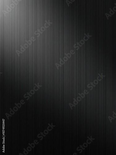 Sleek and shiny black polished aluminum surface for technology backgrounds, polished