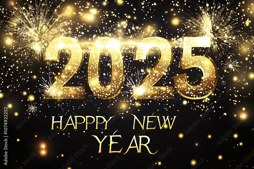 2025, New Year, happy New Year, celebration, fireworks, Christmas, party, holiday, festival, light, bright, event, celebrate, night, illustration, colorful card, abstract design, text, vector, pyrotec 2025, New Year, happy New Year, celebration, fireworks, Christmas, party, holiday, festival, light, bright, event, celebrate, night, illustration, colorful card, abstract design, text, vector, pyrotec