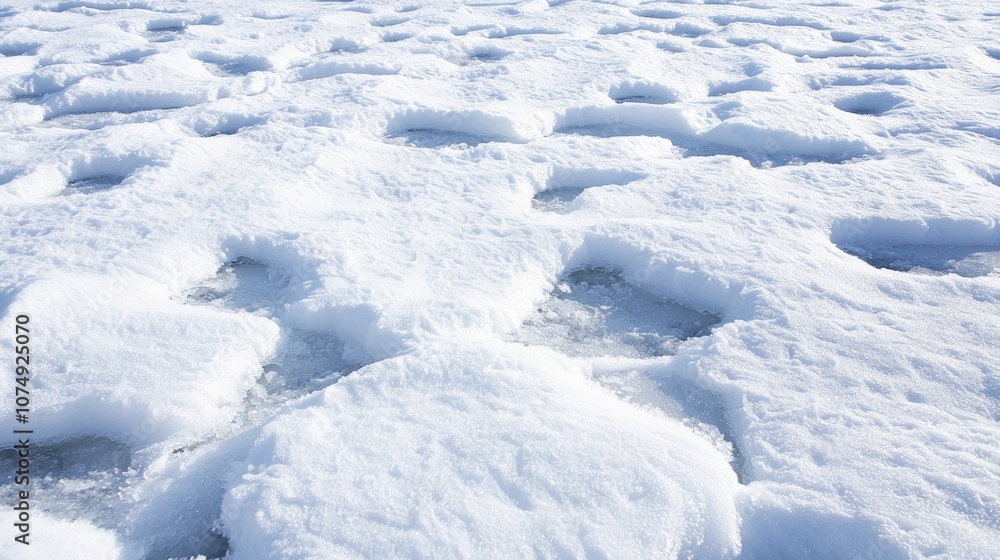 Melting Winter: Climate Change Impact on Snow-Covered Landscapes Revealed in Ultra-Detailed Image Melting Winter: Climate Change Impact on Snow-Covered Landscapes Revealed in Ultra-Detailed Image