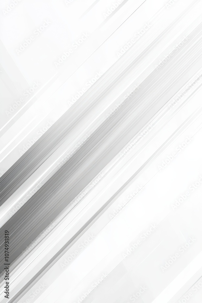 Obraz premium Light Gray and White Diagonal Stripes Background