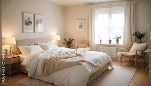 Photo modern style interior room 3d illustration
