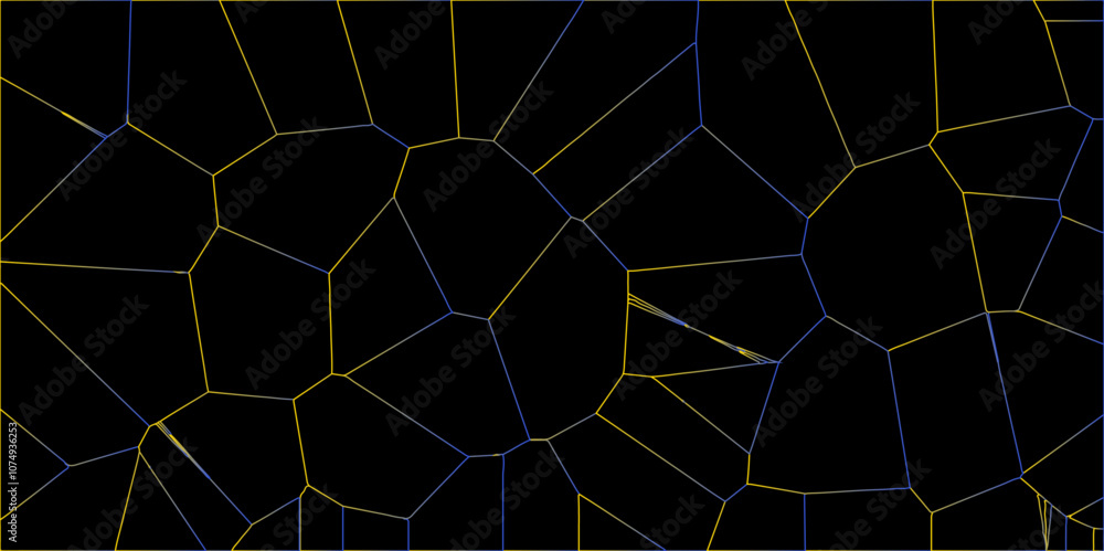 Abstract black broken stained-glass background with gold line. geometric seamless pattern with 3d shapes Seamless pattern with abstract geometric line texture, gold on black background. Abstract black broken stained-glass background with gold line. geometric seamless pattern with 3d shapes Seamless pattern with abstract geometric line texture, gold on black background.