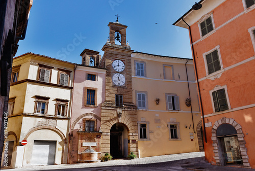 San Severino Marche -Italy- Clock tower