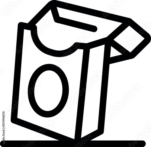 Open box of dental floss resting on a flat surface, promoting oral hygiene