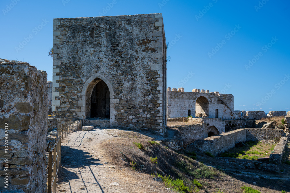 Fototapeta premium Venetian fortress in Greece 1209